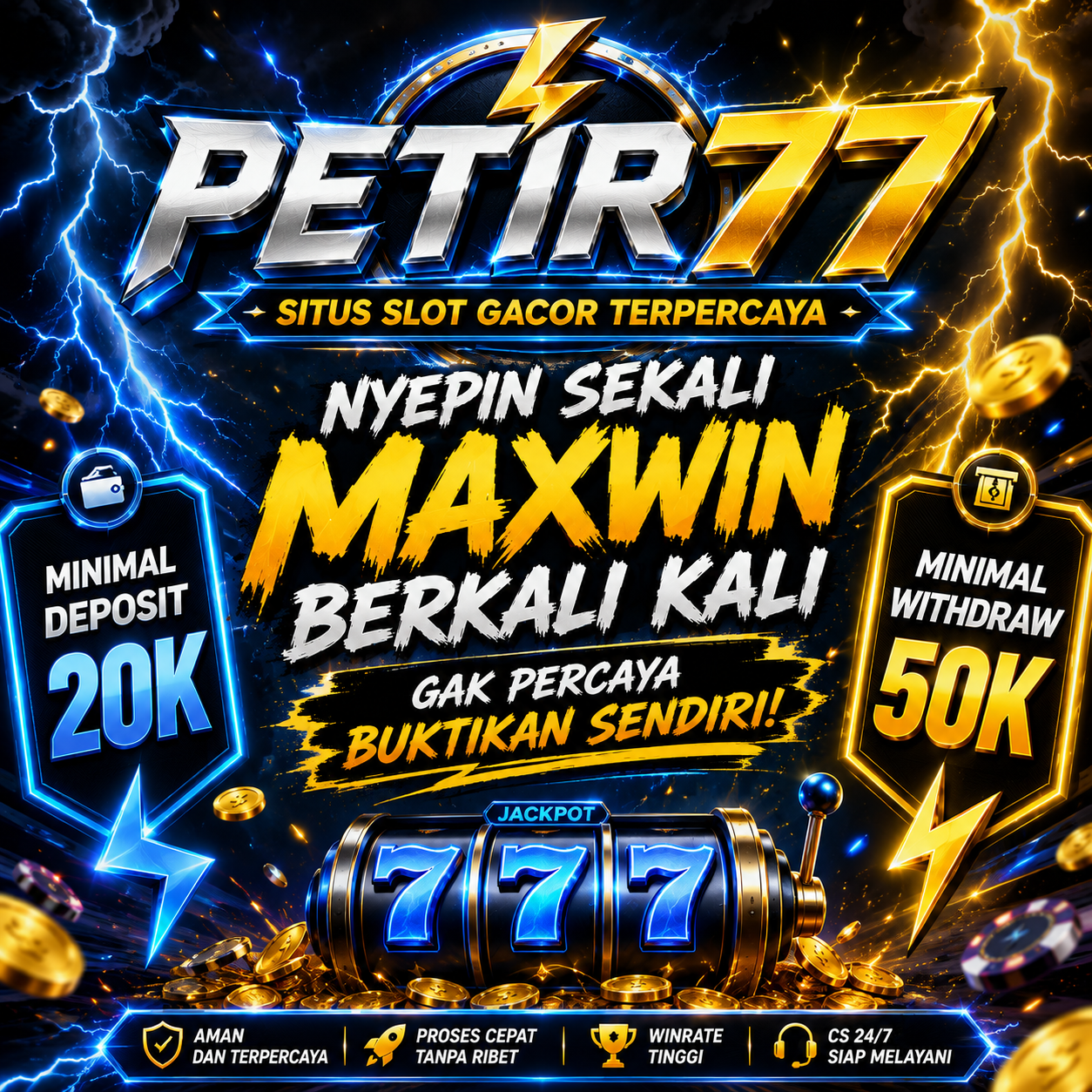 PETIR77 ` Provider Kilat Petir yang Membawa Cuan dan Bonus yang Berlimpah